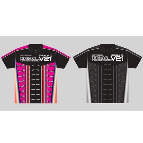 山野哲也 全日本ジムカーナ選手権V21記念 "2021 TETSUYA YAMANO V21 T-SHIRT" 