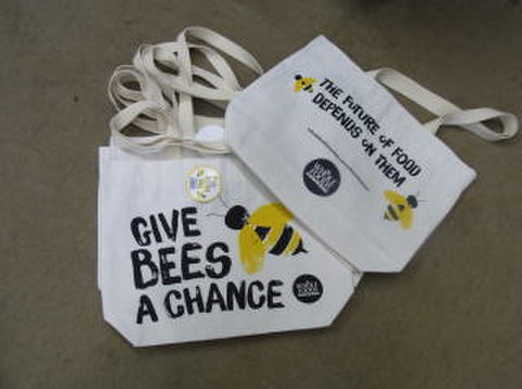 ECO BAG　WHOLE　FOODS　CANVAS　BEE