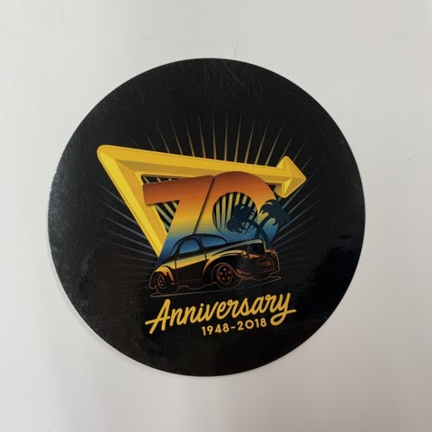 IN-N-OUT　70thANNIVERSARY-STICKER 1　