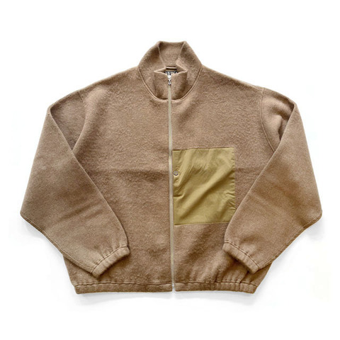 HAVERSACK / Blindind blanket plain stitch Track jacket