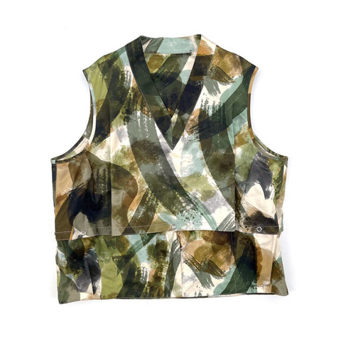 HAVERSACK / Camouflage v-neck work vest