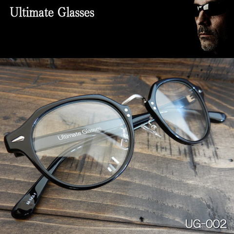 Ultimate アルティメット 究極 ITALY Design コンビウェリントンメガネ 眼鏡 伊達めがね サングラス UG-002