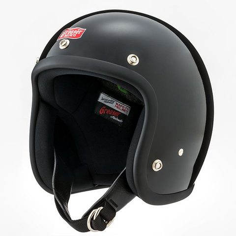 ジェットヘルメット GREASER 60’s PLANE グリーサーSG規格(全排気量) HELMETS ビンテージモデル スモールジェッペル ブラック