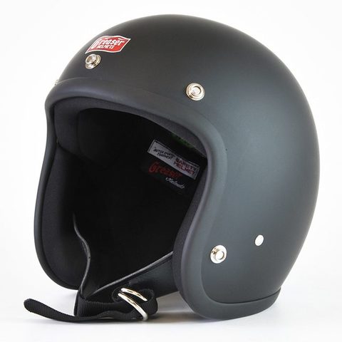 ジェットヘルメット GREASER 60’s PLANE グリーサーSG規格(全排気量) HELMETS ビンテージモデル スモールジェッペル マットブラック