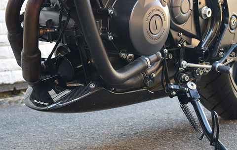 【X350】アンダーカウル（純正マフラー用）（カーボン塗装済み品）