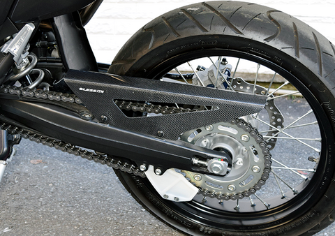 【CRF250M】カーボン・チェーンガード（クリア塗装済み品）