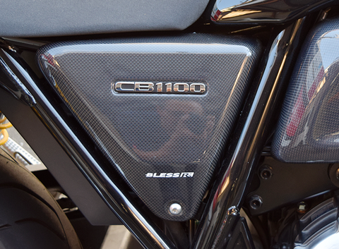 【CB1100RS】カーボン・サイドカバー（エンブレム対応タイプ）クリア塗装済み品
