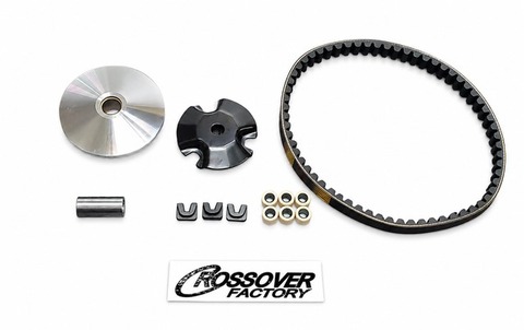 ジョグ50細軸　ハイスピードプーリーキット＆KN国産ベルトセット 7020-SS