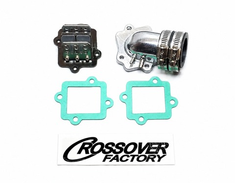 ヤマハ　横型　ジョグ　JOG90　アクシス90　ビックキャブ用　マニホールド/リードバルブセット 