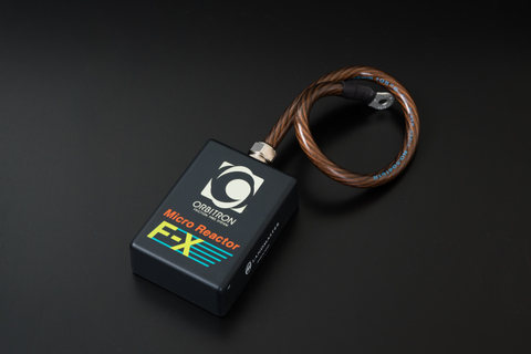 マイクロリアクターF-X　特別仕様2　４AWGシルバーコーティングケーブルと純銀端子のデュアルケーブルタイプ