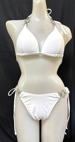 A-117z　ホワイト三角ビキニセット　Mサイズ