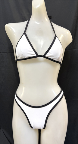 A-118z　ホワイト三角ビキニセット　Mサイズ