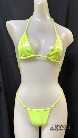 A-115z　光沢MINI三角ビキニセット　Mサイズ