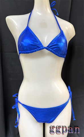 A-113z　光沢三角ビキニセット　Mサイズ