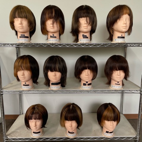 カットウィッグ　新品未使用5体まとめ売り カットウィッグ 新品未使用5体まとめ売り 2025年最新】カット