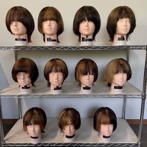 【超お得】カットウィッグ(6体まとめ売り) D-カットウィッグ ハイグレード メイク無し – DD