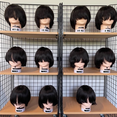 【超お得】カットウィッグ(6体まとめ売り) 超お得】カットウィッグ(6体まとめ売り) 超お得】カットウィッグ(6体