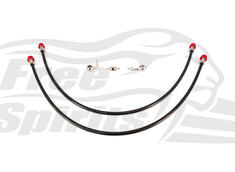 Freespirits Italy ABSなしのIndian Scout 2015-24用強化リアブレーキライン