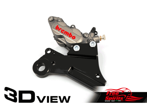 トライアンフ トライデント＆タイガースポーツ用　リアブレンボ４PODキャリパーキット305315KIT