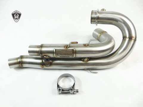 MotoTrio Hパイプ Triumph Scrambler1200 XE/XC EURO4