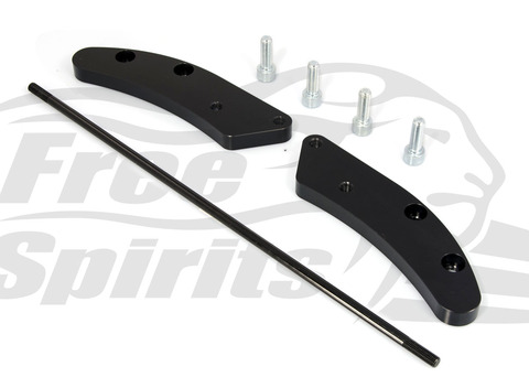 Freespirits Indian Scout Bobber & Rogue 2018-24用 Extended フォワードコントロールアダプター plates (100mm) [cod. 106112]