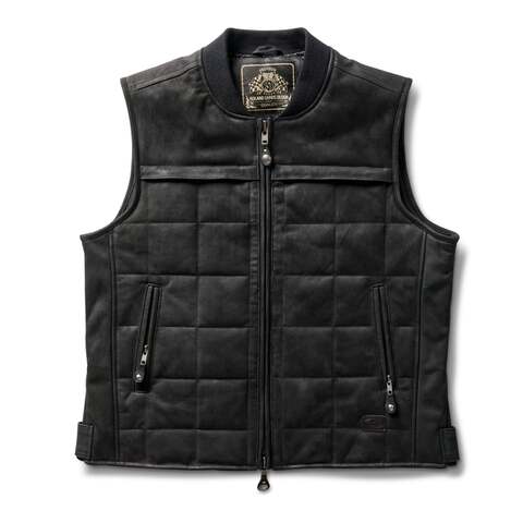 RSD RINGO LEATHER VEST リンゴ レザーベスト BLACK / M【今回限り・2着限定】