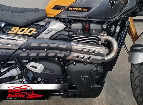 Freespirits Triumph Scrambler 900 - 2026 up用 H-Pipe (de-cat) [cod. 088318]