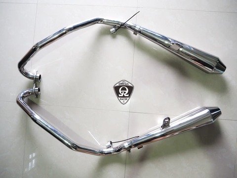 Omega Racer Speed Demon フルエキゾースト 空冷TRIUMPH