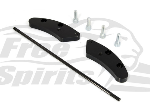 Freespirits Indian Scout Bobber & Rogue 2018-24用 Extended フォワードコントロールアダプター plates (60mm) [cod. 106110]