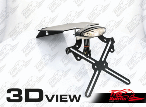 トライアンフクラシック用ナンバープレート＆アンダートレイ