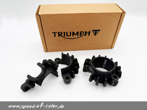 Triumph エキゾーストフランジ レトロブラック [品番 BOAU-005]