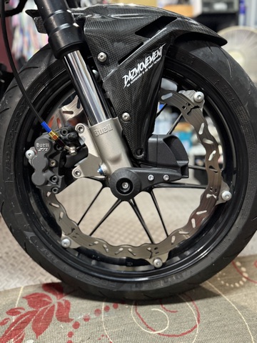 ZTL ６Pod用 Buell XB フロントブレーキ　コールドエアインテークキット