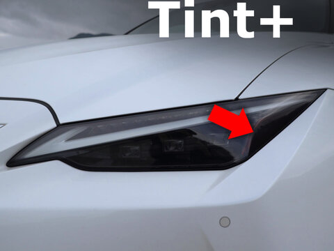 Tint+ レクサス IS300/IS350/IS500/IS300h ASE30/GSE31/AVE30/AVE35/USE30 3型 ヘッドライト 用 (スモーク)