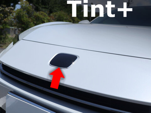 Tint+ ホンダ プレリュード BF1 フロントエンブレム 用 (★ブラックスモーク)