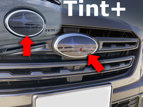 Tint+ スバル レガシィ アウトバック BT5/BT9 前後エンブレム 用 (スモーク)