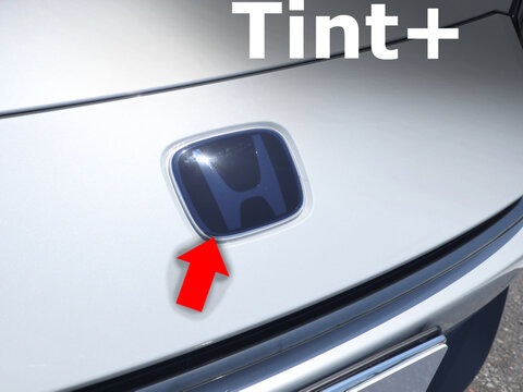 Tint+ ホンダ プレリュード BF1 フロントエンブレム 用 (スモーク)