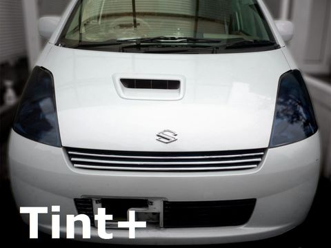 Tint+ スズキ MRワゴン MF21S ヘッドライト 用 (スモーク) ＊受注