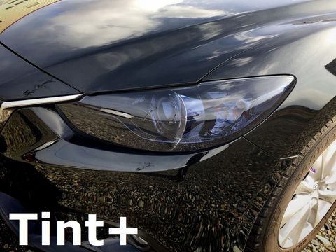 Tint+ マツダ アテンザ ワゴン GJ2FW/GJ2AW/GJ5FW/GJEFW 前期 ヘッドライト 用 (スモーク) ＊受注