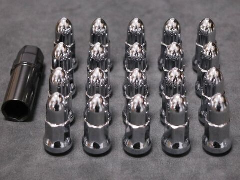 ホイールナット バレット セミロング Type3 トヨタ・ホンダ・マツダ・三菱・ダイハツ 5穴 セミロング