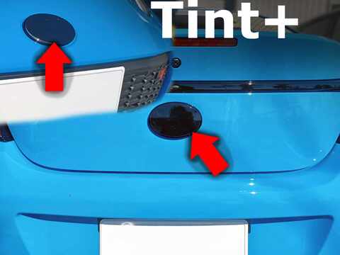 Tint+ トヨタ GR86 ZN8 前後エンブレム 用 (スモーク)
