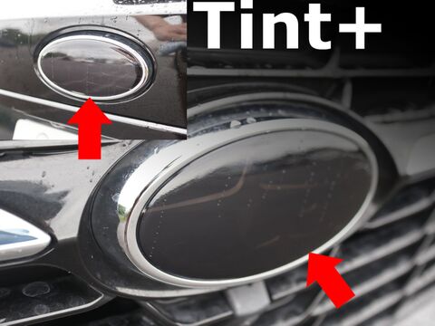 Tint+ スバル レヴォーグ VN5/VNH 前後エンブレム 用 (スモーク)