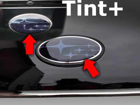 Tint+ スバル BRZ ZD8 前後エンブレム 用 (スモーク)