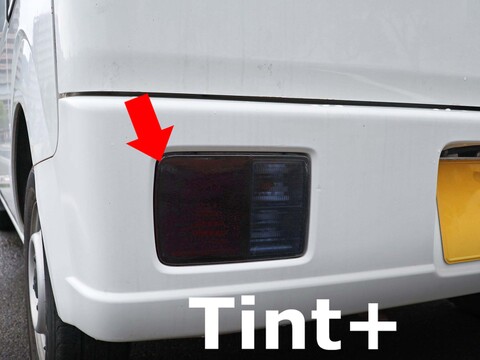 Tint+ スズキ エブリイ バン DA64V PA/PC/JOIN ハイルーフ仕様 テールランプ 用 Type5 (スモーク)