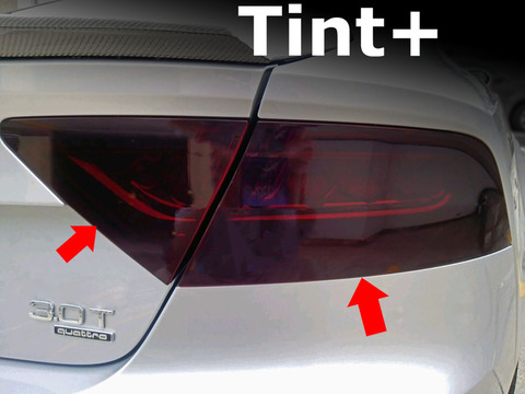 Tint+ アウディ A7/S7 スポーツバック 4G テールランプ 用 (スモーク) ＊受注