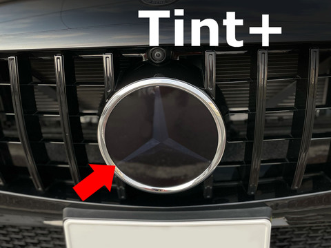 Tint+ メルセデスベンツ CLSクラス C257 フロントエンブレム 用 (スモーク)