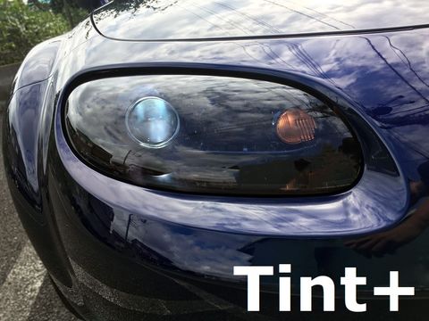 Tint+ マツダ ロードスター NCEC 前期 ヘッドライト 用 (スモーク) ＊受注