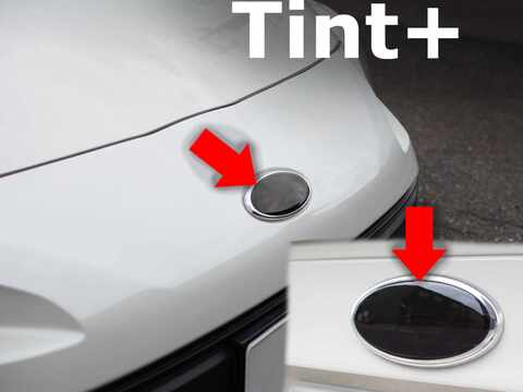 Tint+ スバル BRZ ZC6 前後エンブレム 用 (★ブラックスモーク)