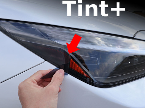 Tint+ レクサス NX250/NX450h/NX350h/NX350 AAZA20/AAZH26/AAZA25/AAZH20/TAZA25/AAZH25 ヘッドライト 用 (スモーク)