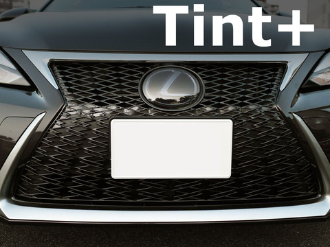 Tint+ レクサス CT200h ZWA10 中期/後期 前後エンブレム 用 (★ライトスモーク)