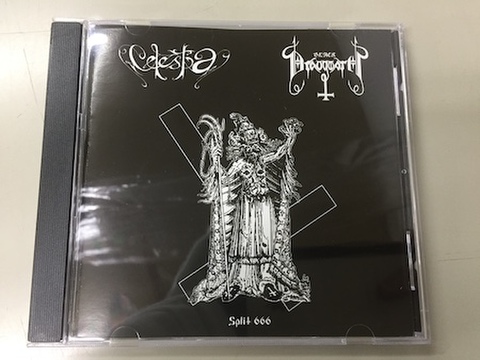Celestia/Black Draugwath - split 666 CD
